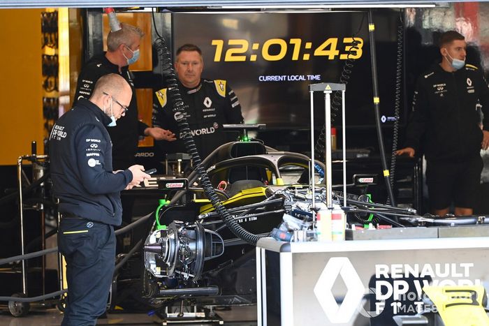 Detalle técnico del Renault F1 Team R.S.20