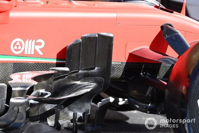 Detalles técnicos del Ferrari