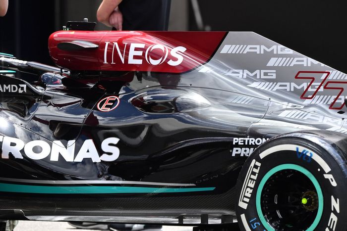 Detalle de la unidad de potencia del Mercedes W12