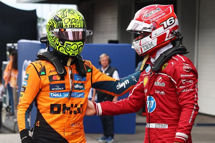 Charles Leclerc, Ferrari, Lando Norris, McLaren