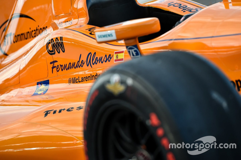 La voiture de Fernando Alonso, Andretti Autosport Honda