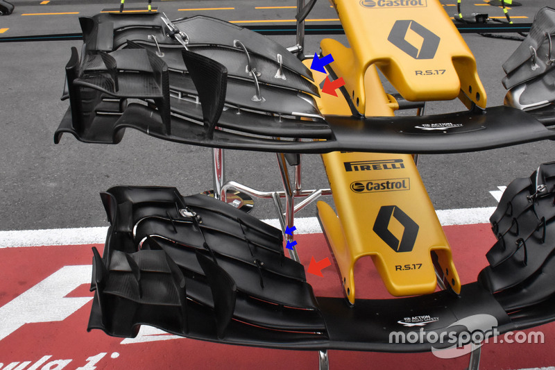 Renault Sport F1 Team RS17, front wings