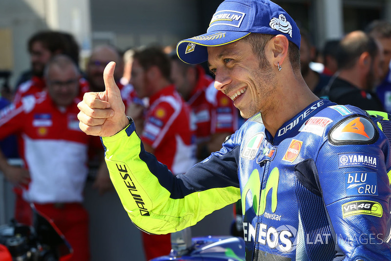 Il terzo classificato Valentino Rossi, Yamaha Factory Racing