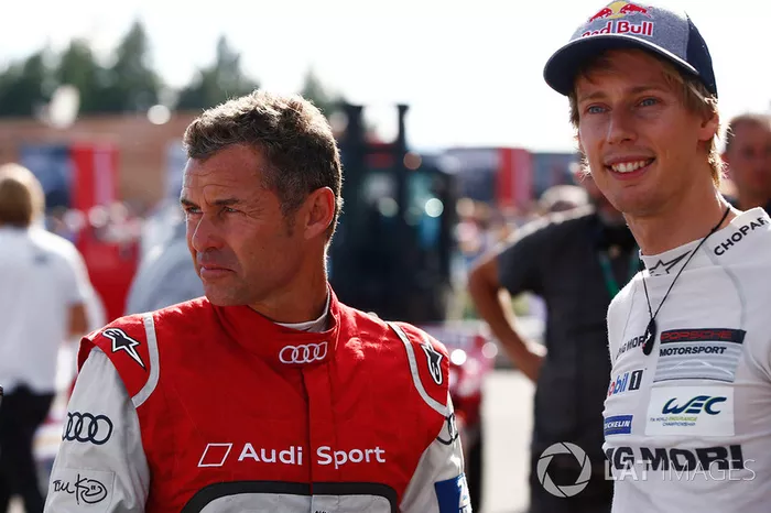 Tom Kristensen y Brendon Hartley