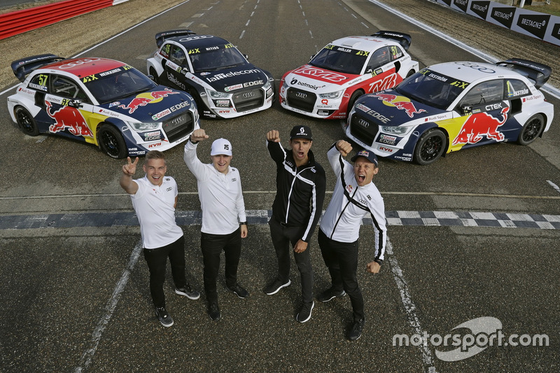 Toomas Heikkinen, EKS, Audi S1 EKS RX Quattro, Reinis Nitiss, EKS, Audi S1 EKS RX Quattro, Nico Müller, EKS, Audi S1 EKS RX Quattro, Mattias Ekström, EKS, Audi S1 EKS RX Quattro