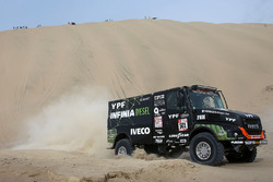 #501 Team De Rooy Iveco: Federico Villagra, Ricardo Torlaschi, Adrian Yacopini