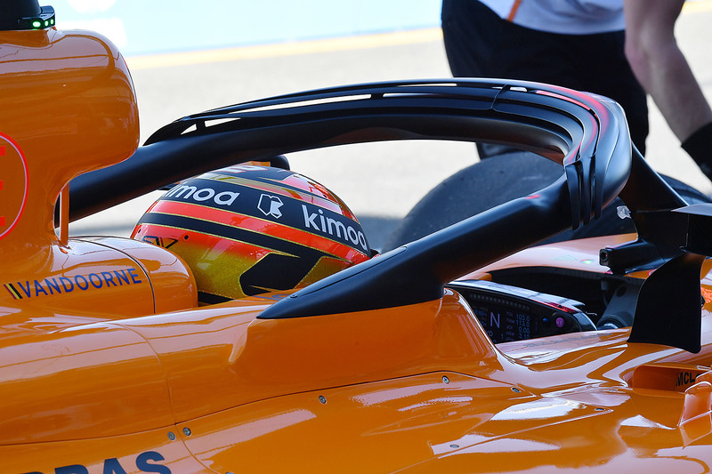 McLaren MCL33 detalle del Halo