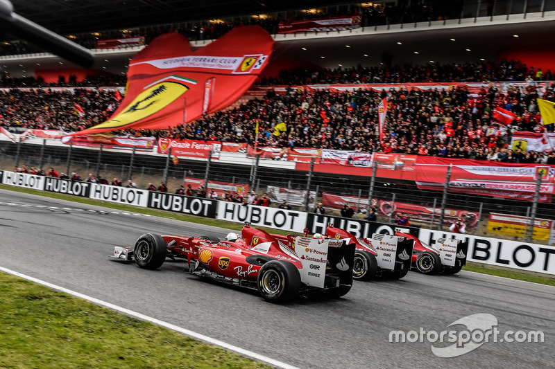 F1 Ferrari show