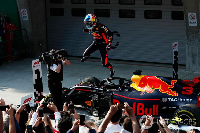 Victoria en China 2018 de Daniel Ricciardo, Red Bull Racing