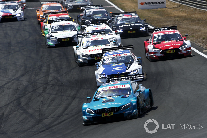 Start action, Gary Paffett, Mercedes-AMG Team HWA, Mercedes-AMG C63 DTM lead