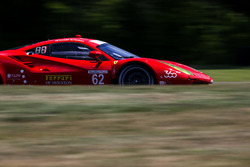 #62 Risi Competizione Ferrari 488 GTE: Toni Vilander, Giancarlo Fisichella