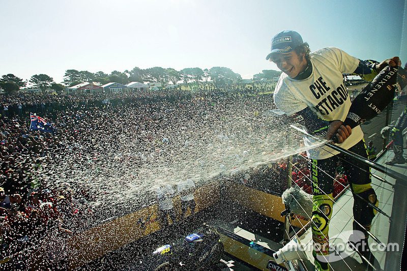 Championship winner Valentino Rossi