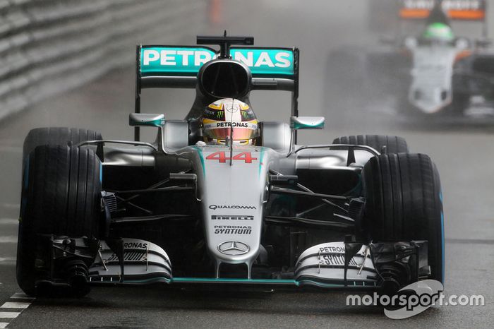 Lewis Hamilton, Mercedes W07, GP de Mônaco de 2016