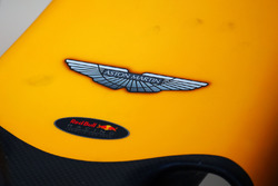 Aston Martin logo on the Red Bull Racing RB12 nosecone