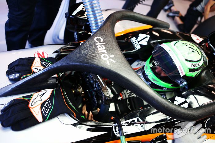 Nico Hulkenberg, Sahara Force India F1 VJM09 con el Halo