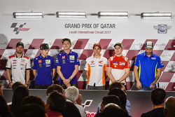 Cal Crutchlow, Team LCR Honda, Maverick Vinales, Yamaha Factory Racing, Valentino Rossi, Yamaha Factory Racing, Marc Marquez, Repsol Honda Team, Jorge Lorenzo, Ducati Team, Andrea Iannone, Team Suzuki MotoGP
