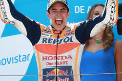 Podium: racewinnaar Marc Marquez, Repsol Honda Team