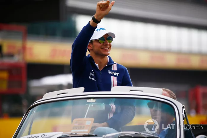 Esteban Ocon, Force India en el desfile de pilotos