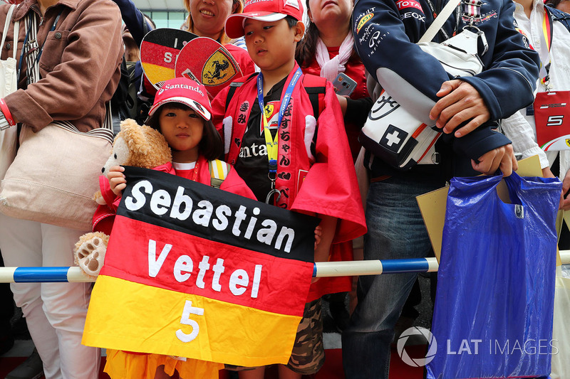 Sebastian Vettel, Ferrari fans