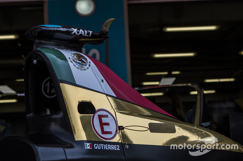 Detalle del auto de Esteban Gutiérrez, Techeeta Team