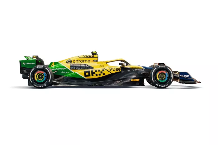 Diseño del McLaren Senna para el GP de Mónaco
