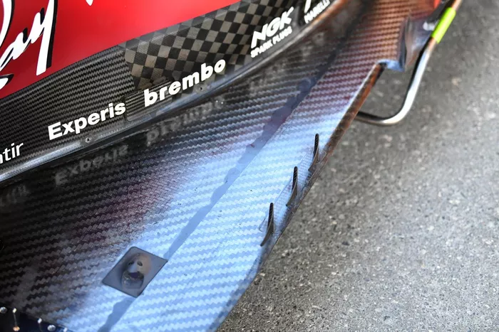 Ferrari SF21 detail
