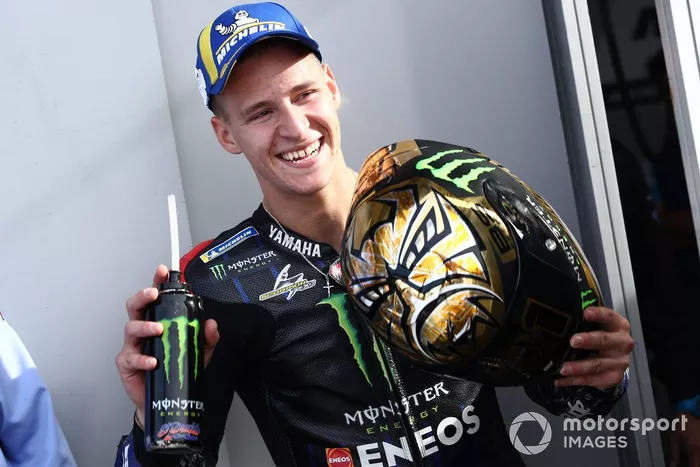 El campeón del mundo Fabio Quartararo, Yamaha Factory Racing