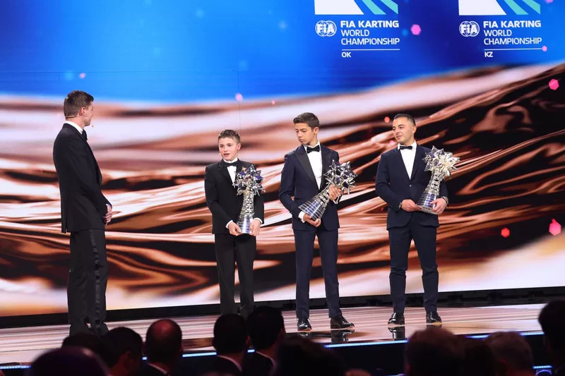 Dries Van Langendonk, Mondokart.com Championnat du Monde FIA Kartin - Champion JuniorKirill Kutskov, Mondokart.com Championnat du Monde FIA Kartin - Champion OK, Paolo Ippolito, Mondokart.com Championnat du Monde FIA Kartin - Champion KC, Max Verstappen, 