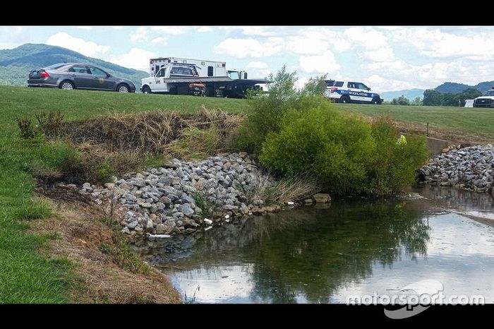 Dale Earnhardt Jr. plane crash site