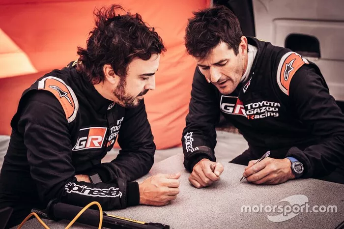Fernando Alonso, Marc Coma, Toyota