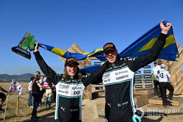 Ganadores Mikaela Ahlin-Kottulinsky, Johan Kristoffersson, Rosberg X Racing