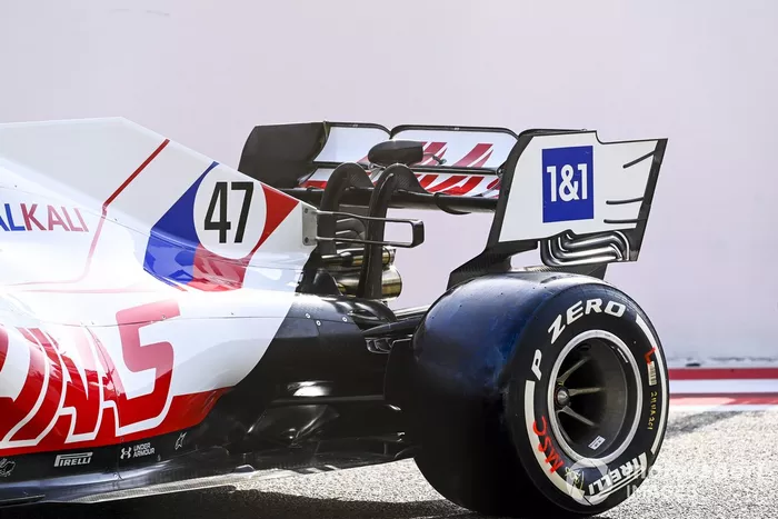 Detalle trasero del Haas VF-21