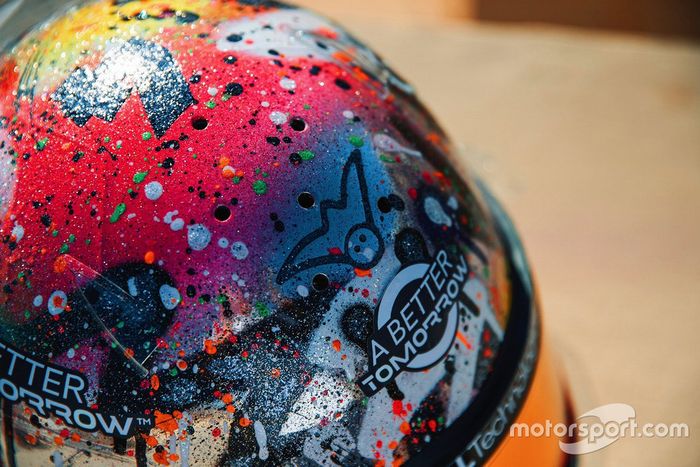 Casco de Lando Norris, McLaren