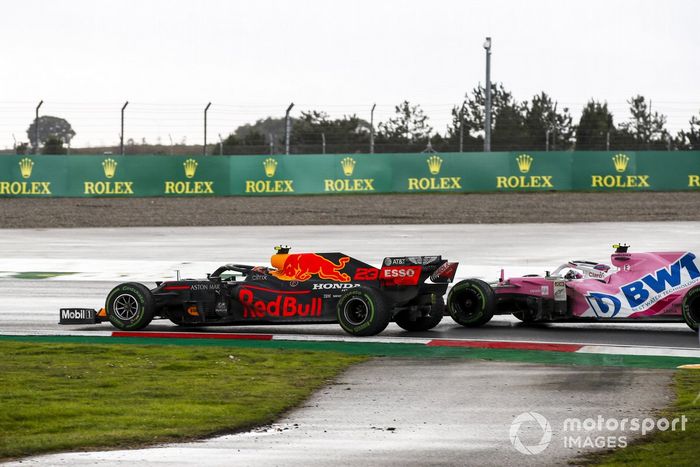 Alex Albon, Red Bull Racing RB16, Lance Stroll, Racing Point RP20