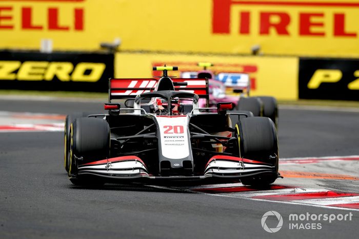 Kevin Magnussen, Haas VF-20, Lance Stroll, Racing Point RP20 