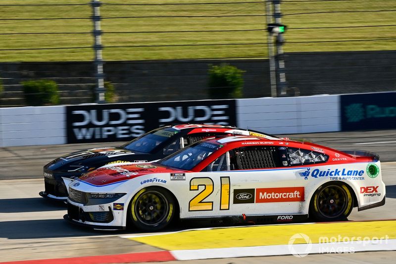 Harrison Burton, Wood Brothers Racing, Motorcraft\Quick Lane Ford Mustang