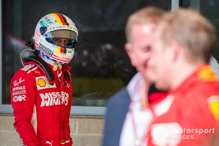 Estados Unidos 2018: la única victoria de Kimi Raikkonen con Vettel como compañero de equipo.