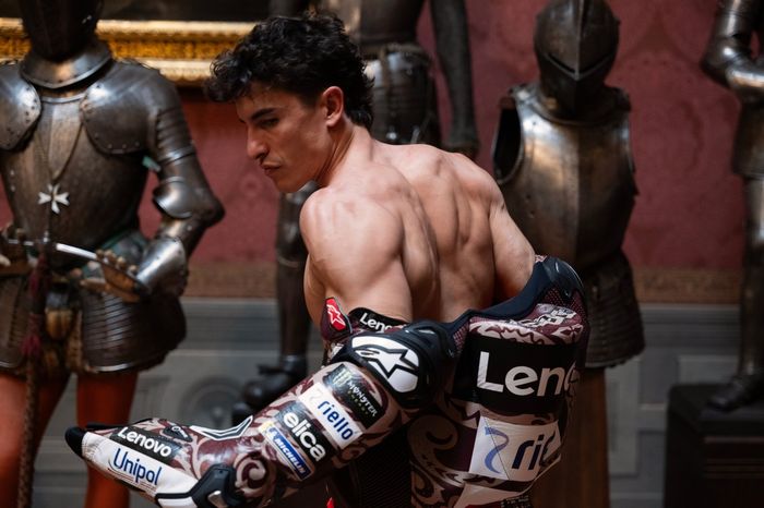 Marc Márquez, equipo Ducati, decoración de Mugello