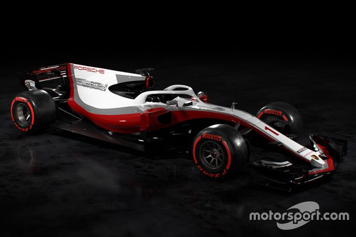 Designstudie: Formel-1-Auto von Porsche