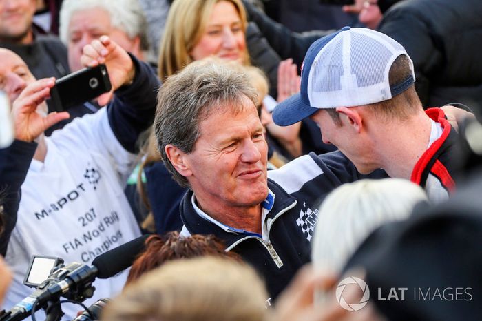 Malcolm Wilson, Team principal M-Sport con Elfyn Evans, M-Sport