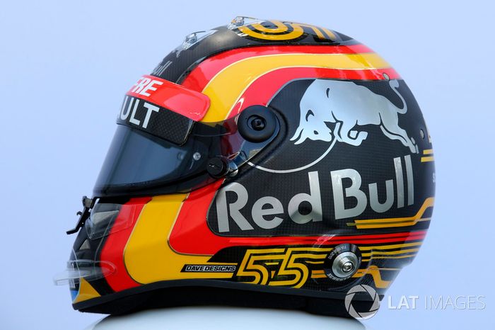 Casco de Carlos Sainz Jr., Renault Sport F1 Team