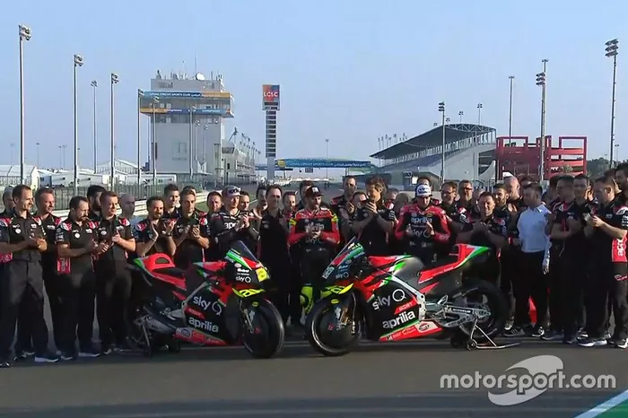 Andrea Iannone, Aleix Espargaro, Bradley Smith, Aprilia Racing Team Gresini