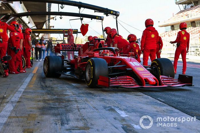 Charles Leclerc, Ferrari SF1000, pit stop