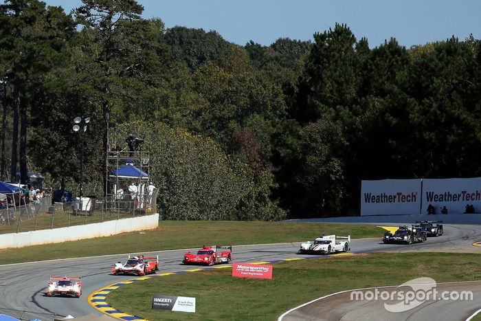 #6 Acura Team Penske Acura DPi, DPi: Juan Pablo Montoya, Dane Cameron, Simon Pagenaud#7 Acura Team Penske Acura DPi, DPi: Helio Castroneves, Ricky Taylor, Alexander Rossi, #31 Whelen Engineering Racing Cadillac DPi, DPi: Pipo Derani, Felipe Nasr, Filipe Albuquerque, #77 Mazda Team Joest Mazda DPi, DPi: Oliver Jarvis, Tristan Nunez, Olivier Pla, #5 JDC-Miller MotorSports Cadillac DPi: Sebastien Bourdais, Tristan Vautier, Loic Duval