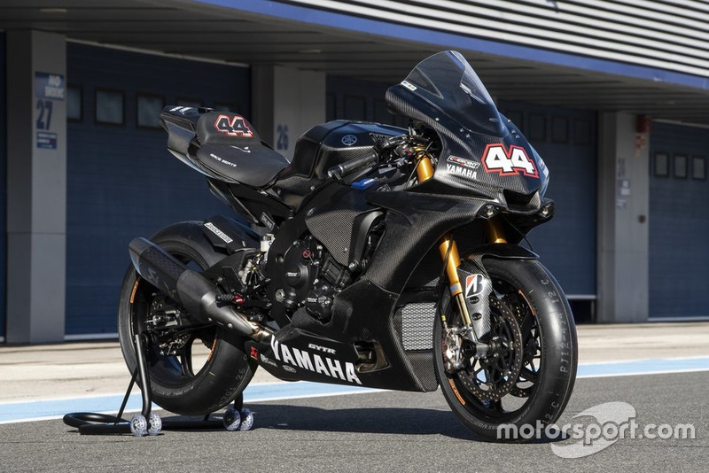 Lewis Hamilton is testing the Yamaha Superbike