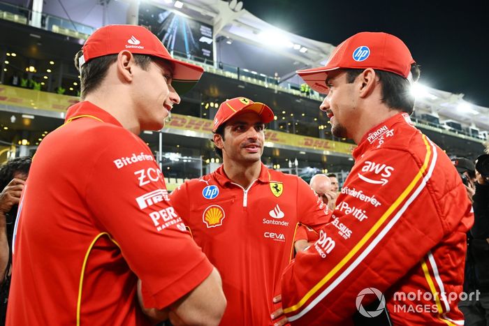 Carlos Sainz, Scuderia Ferrari, Charles Leclerc, Scuderia Ferrari, Arthur Leclerc, Scuderia Ferrari