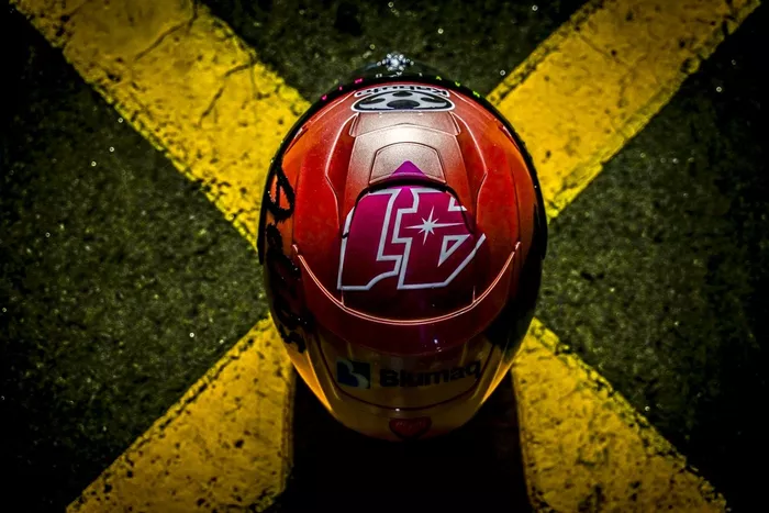 Casco especial de Aleix Espargaró, Aprilia Racing 