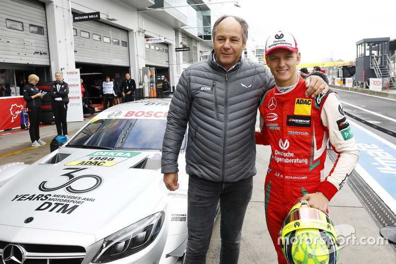 Mick Schumacher, Mercedes-AMG C63 DTM, Gerhard Berger, ITR Chairman