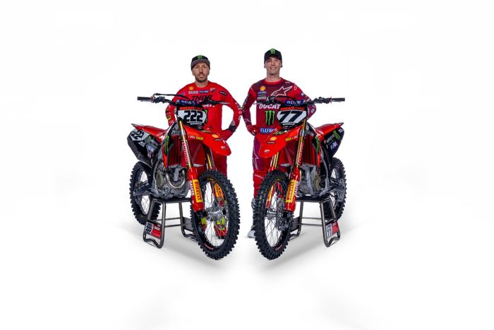 Tony Cairoli, Ducati Team e Alessandro Lupino, Ducati Team