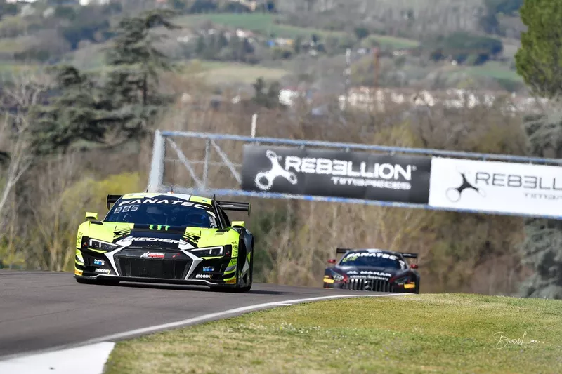 #46 Team WRT Audi R8 LMS evo II GT3: Nico Müller, Frédéric Vervisch, Valentino Rossi